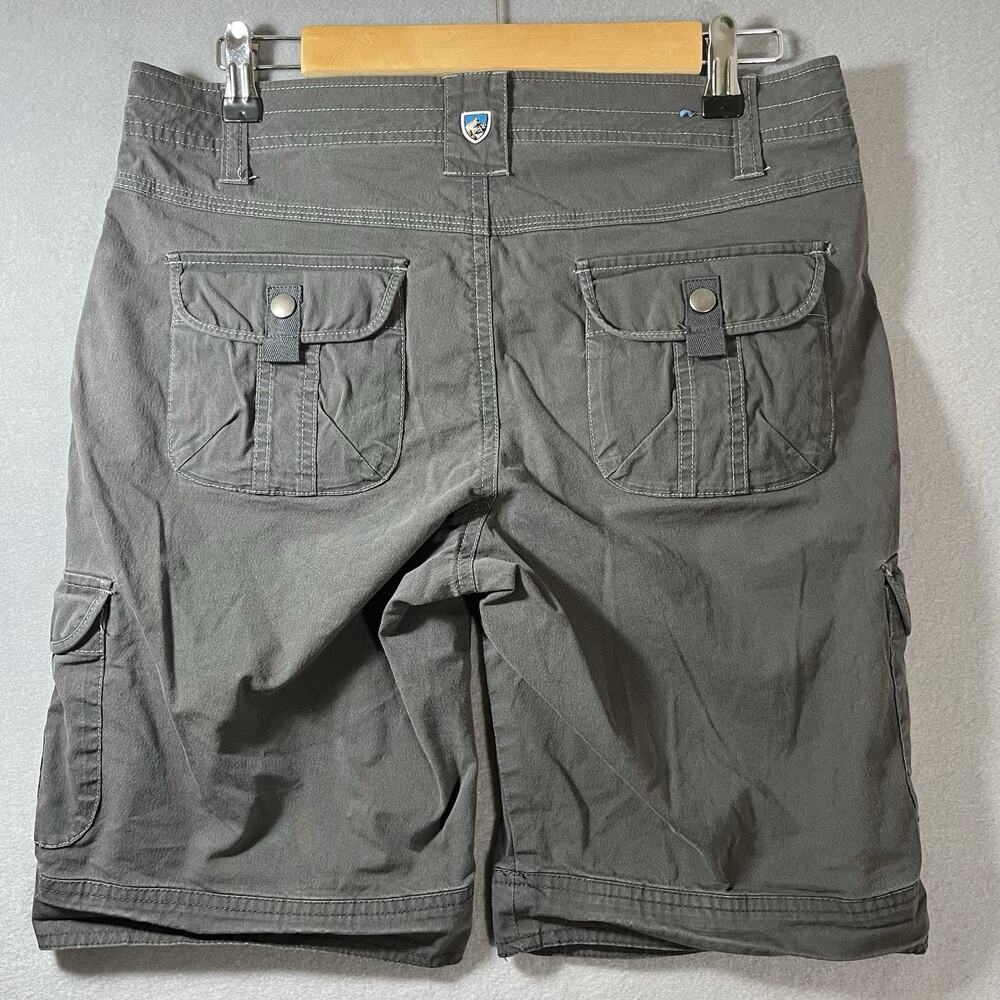KUHL Shorts Women's Size 8 Gray Splash 11" Inseam Cargo Outdoor Camping Hiking - Picture 2 of 10